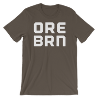 Oregon Born - "ORE BRN" - Unisex TEE - Oregon Born