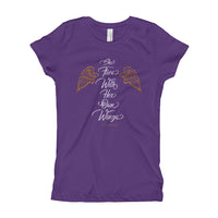 "She Flies With Her Own Wings" - Girl's Tee - Oregon Born