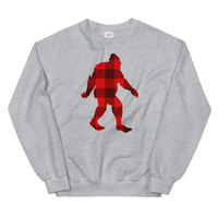 Bigfoot "Buffalo Plaid" - Unisex Sweatshirt - Oregon Born