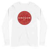 FINEST QUALITY (RED) - Unisex Long Sleeve Tee - Oregon Born