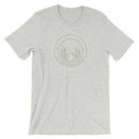 Oregon "Born & Raised" Round- Short-Sleeve Unisex T-Shirt - Oregon Born