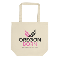 Oregon Born "She Flies" - Eco Tote Bag - Oregon Born