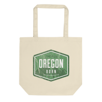 Vintage 'Oregon Born' - Eco Tote Bag - Oregon Born