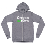 Oregon ReBorn - - Lightweight Zip Hoodie - Unisex - Oregon Born