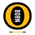 O-BORN - Bubble-Free Stickers - Oregon Born