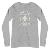 Oregon Born Apparel Co. w/ Bigfoot - Unisex Long Sleeve Tee - Oregon Born