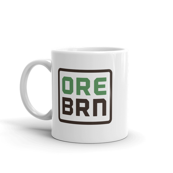 Oregon Born - "ORE BRN" Variant - Ceramic Mug - Oregon Born