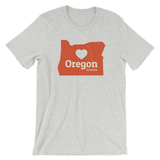Oregon is Home (Orange) - Short-Sleeve Unisex T-Shirt - Oregon Born