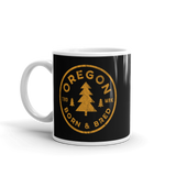 Oregon Born & Bred (Yellow) - Mug - Oregon Born