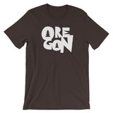 Oregon "Stylized" - Short-Sleeve Unisex T-Shirt - Oregon Born
