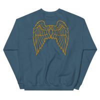 "She Flies" State Motto with Wings - Sweatshirt - Oregon Born