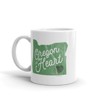 Oregon at Heart (Distressed) - Mug - Oregon Born