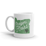 Oregon at Heart (Distressed) - Mug - Oregon Born