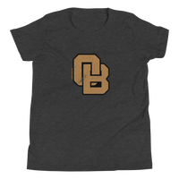 Oregon Born Monogram - GOLD STANDARD - Youth Short Sleeve T-Shirt