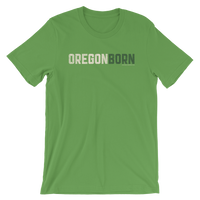 Oregon Born - (Two Color Inline) - Short-Sleeve Unisex T-Shirt - Oregon Born
