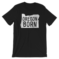 Our Original 'Oregon Born' Logo Unisex Tee - Oregon Born