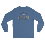 Oregon Born Veteran 2019 (Front & Back Design) - Long Sleeve T-Shirt - Oregon Born