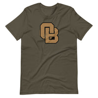 Oregon Born Monogram - GOLD STANDARD - Short-Sleeve Unisex T-Shirt