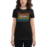 OREGONIAN (Vintage Sunset w/ State Outline) - Women's Short Sleeve T-Shirt - Oregon Born