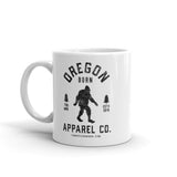 Oregon Born Apparel Co. w/ Bigfoot - Mug - Oregon Born