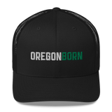 Oregon Born - (Two Color Inline) - Trucker Cap - Oregon Born
