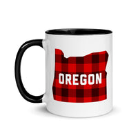 Oregon "Buffalo Plaid" - Mug with Color Inside