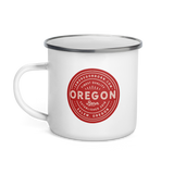 FINEST QUALITY (RED) - Enamel Mug - Oregon Born