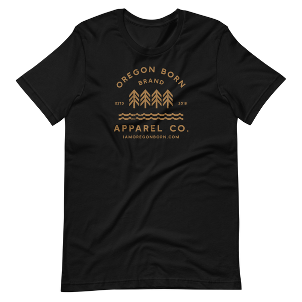 Oregon Born Brand Apparel Co. - GOLD STANDARD - Short-Sleeve Unisex T-Shirt