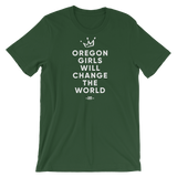 "Oregon Girls Will Change The World" 2019 - Short-Sleeve Unisex T-Shirt - Oregon Born