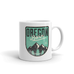 Oregon Born - Mint & Mountains - Ceramic Mug