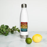 GOOD VIBES ONLY INTERLOCK (VINTAGE SUNSET) - Stainless Steel Water Bottle