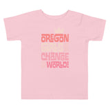 OREGON GIRLS INTERLOCK W/ CROWN - Toddler Short Sleeve Tee