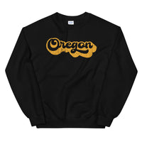 OREGON OUTLINE - YELLOW - Unisex Sweatshirt