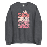 OREGON GIRLS INTERLOCK W/ CROWN - Unisex Sweatshirt