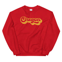 OREGON OUTLINE - YELLOW - Unisex Sweatshirt