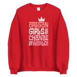 OREGON GIRLS INTERLOCK W/ CROWN - Unisex Sweatshirt