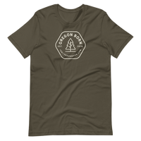OREGON BORN (HEXAGON) - Short-Sleeve Unisex T-Shirt