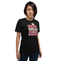 OREGON GIRLS INTERLOCK W/ CROWN - Short-Sleeve Unisex T-Shirt