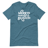 MERRY AND BRIGHT - Short-Sleeve Unisex T-Shirt