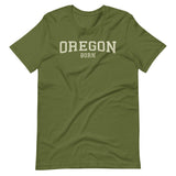 OREGON BORN COLLEGIATE - Short-Sleeve Unisex T-Shirt