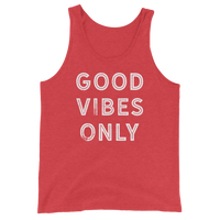GOOD VIBES ONLY - Unisex Tank Top