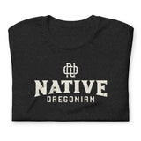 NATIVE OREGONIAN with MONOGRAM - Unisex T-Shirt