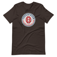 OREGON BORN MONOGRAM - ROUND - Short-Sleeve Unisex T-Shirt