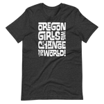 OREGON GIRLS INTERLOCK WHITE - Unisex T-Shirt
