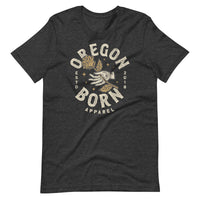 OREGON BORN - ROSE - Unisex T-Shirt