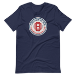 OREGON BORN MONOGRAM - ROUND - Short-Sleeve Unisex T-Shirt