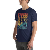 BE KIND - WAVE - VINTAGE SUNSET - Unisex T-Shirt