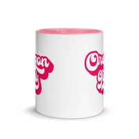 OREGON GIRL - WHITE/PINK - Mug with Color Inside