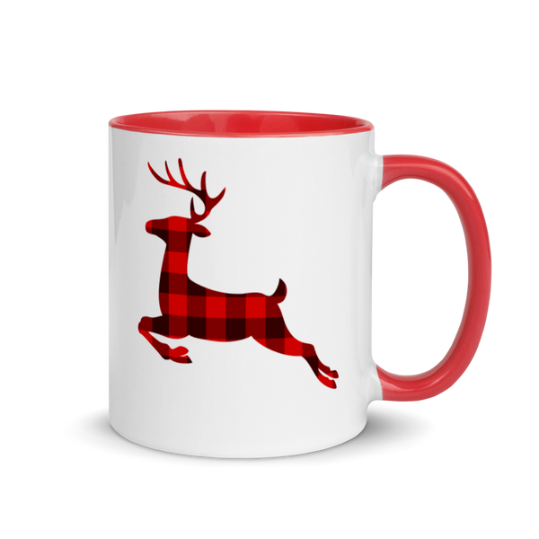 Plaid Reindeer (Mug)