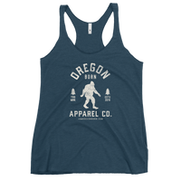 Oregon Born Apparel Co. w/ Bigfoot - Women's Racerback Tank